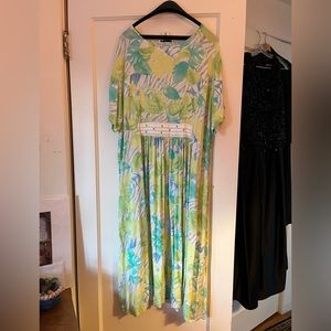 WeBeBop Pastel Botanical Dress